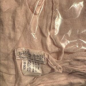 Bella Notte Linen Whisper Bed Scarf Runner Pink